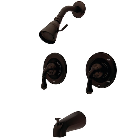 Tub and Shower Faucet, Oil Rubbed Bronze, Wall Mount MPN:KB675