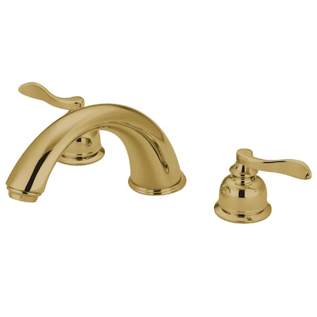 Roman Tub Faucet, Polished Brass, Deck Mount MPN:KB8362NFL