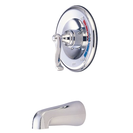 Tub and Shower Faucet, Standard, 2, Wall Mount, Polished Chrome MPN:KB8631FLTO