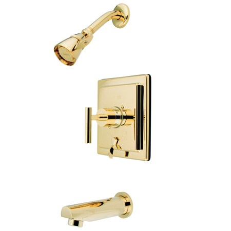 Tub and Shower Faucet, Polished Brass, Wall Mount MPN:KB86520CML