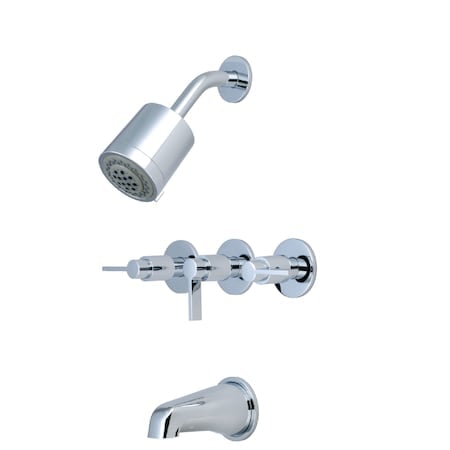 Tub and Shower Faucet, Polished Chrome, Wall Mount MPN:KBX8131NDL