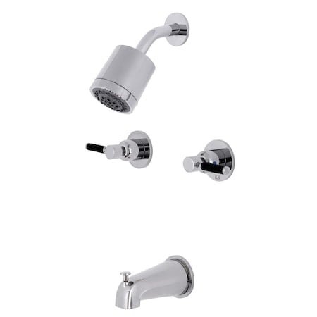 Tub and Shower Faucet, Polished Chrome, Wall Mount MPN:KBX8141DKL