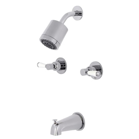Tub and Shower Faucet, Polished Chrome, Wall Mount MPN:KBX8141DPL