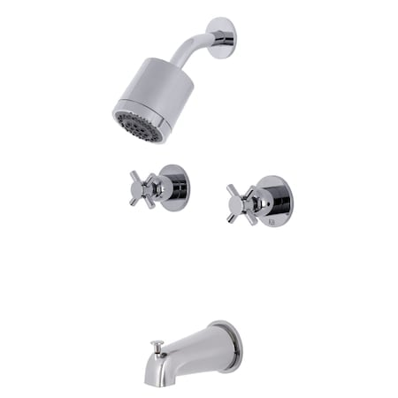 Tub and Shower Faucet, Polished Chrome, Wall Mount MPN:KBX8141DX