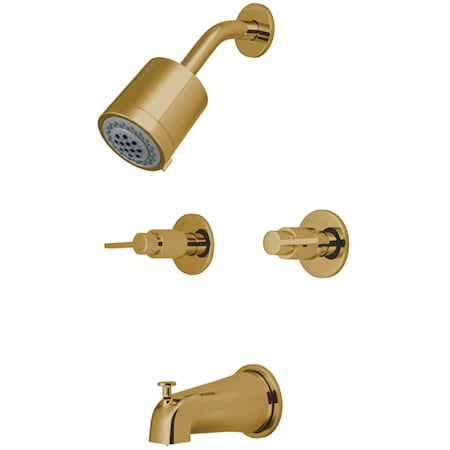 Tub and Shower Faucet, Polished Brass, Wall Mount MPN:KBX8142NDL