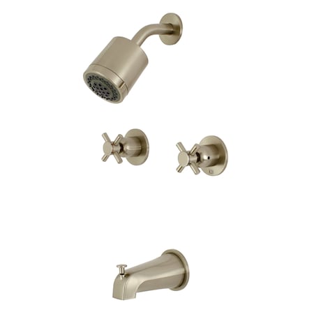 Tub and Shower Faucet, Brushed Nickel, Wall Mount MPN:KBX8148DX