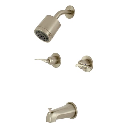Tub and Shower Faucet, Brushed Nickel, Wall Mount MPN:KBX8148EFL