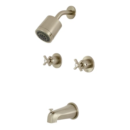 Tub and Shower Faucet, Brushed Nickel, Wall Mount MPN:KBX8148ZX