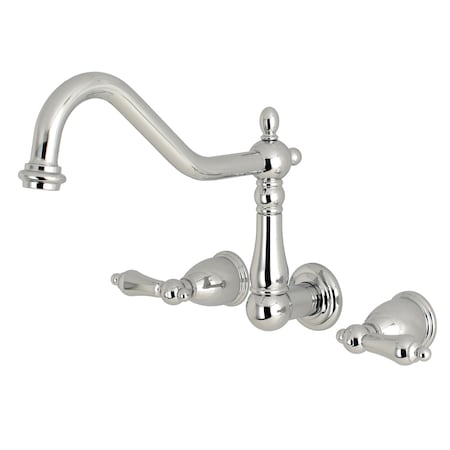 Roman Tub Faucet, Polished Chrome, Wall Mount MPN:KS1021AL