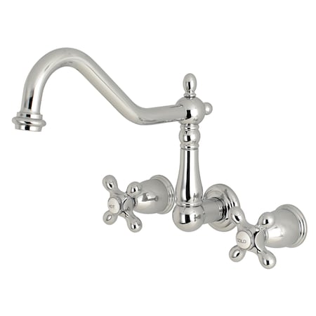 Roman Tub Faucet, Polished Chrome, Wall Mount MPN:KS1021AX