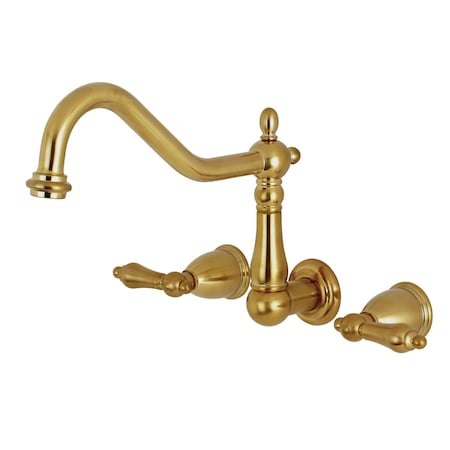 Roman Tub Faucet, Brushed Brass, Wall Mount MPN:KS1027AL