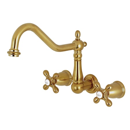Roman Tub Faucet, Brushed Brass, Wall Mount MPN:KS1027AX