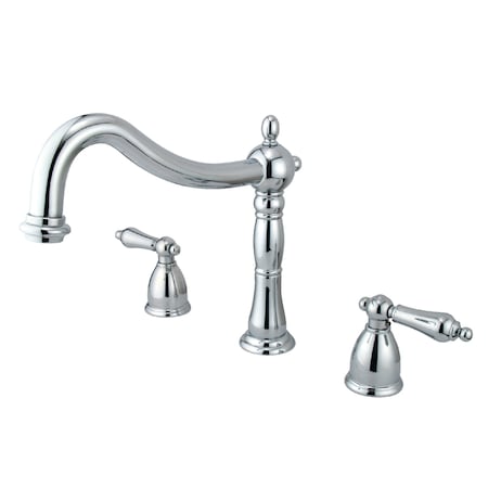 Roman Tub Faucet, Polished Chrome, Deck Mount MPN:KS1341AL