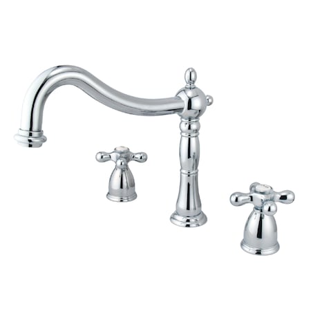 KS1341AX Roman Tub Filler with Metal Cross Handle MPN:KS1341AX