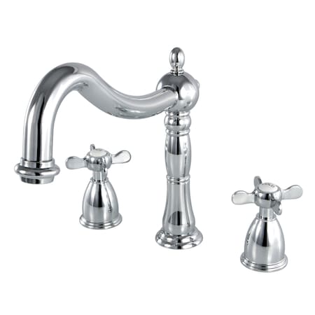Roman Tub Faucet, Polished Chrome, Deck Mount MPN:KS1341BEX
