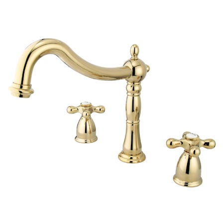 KS1342AX Roman Tub Filler with Metal Cross Handle MPN:KS1342AX