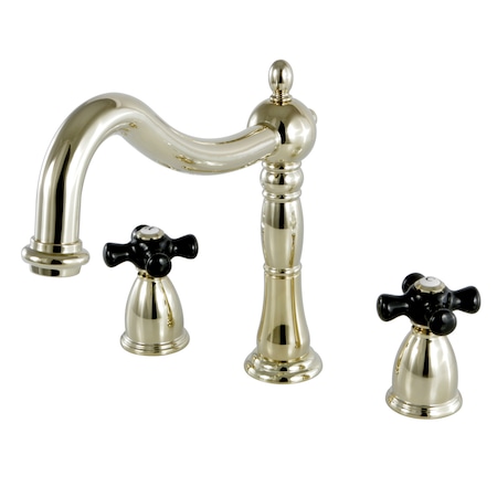 Roman Tub Faucet, Polished Brass, Deck Mount MPN:KS1342PKX