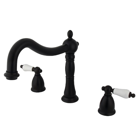 Roman Tub Faucet, Oil Rubbed Bronze, Deck Mount MPN:KS1345PL