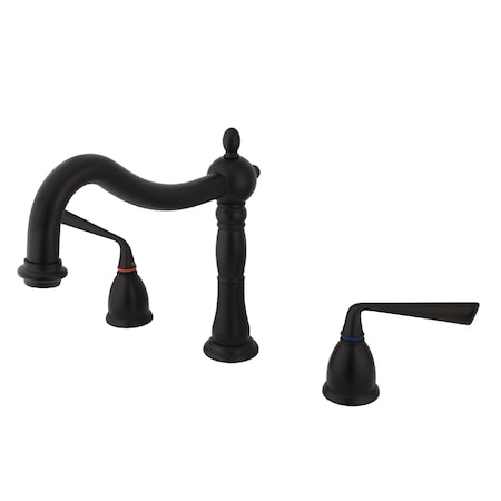 Roman Tub Faucet, Oil Rubbed Bronze, Deck Mount MPN:KS1345ZL