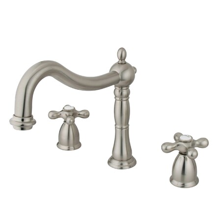 KS1348AX Roman Tub Filler with Metal Cross Handle MPN:KS1348AX