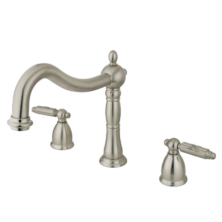 Roman Tub Faucet, Brushed Nickel, Deck Mount MPN:KS1348GL
