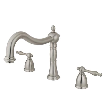 Roman Tub Faucet, Brushed Nickel, Deck Mount MPN:KS1348NL