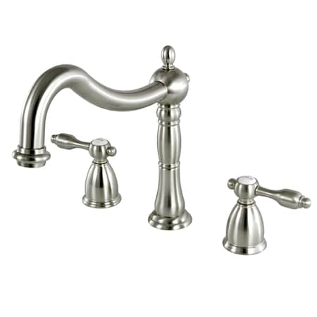 Roman Tub Faucet, Brushed Nickel, Deck Mount MPN:KS1348TAL