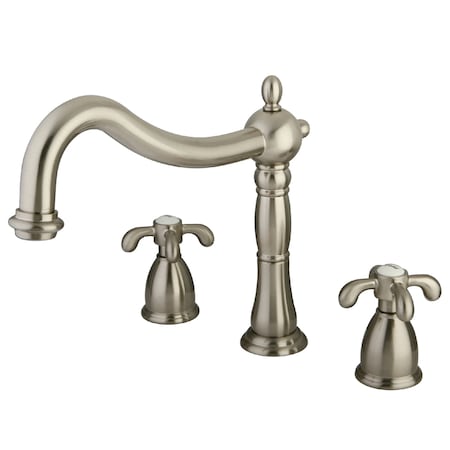 Roman Tub Faucet, Brushed Nickel, Deck Mount MPN:KS1348TX