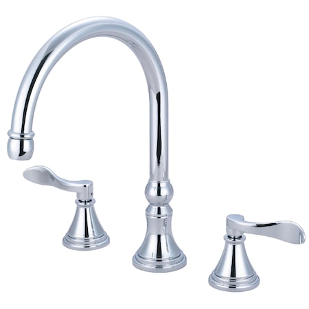 Roman Tub Faucet, Polished Chrome, Deck Mount MPN:KS2341DFL
