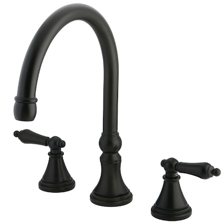 Roman Tub Faucet, Oil Rubbed Bronze, Deck Mount MPN:KS2345AL