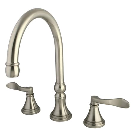 Roman Tub Faucet, Brushed Nickel, Deck Mount MPN:KS2348DFL