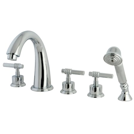 Roman Tub Faucet, Polished Chrome, Deck Mount MPN:KS23615ML