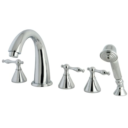 Roman Tub Faucet, Polished Chrome, Deck Mount MPN:KS23615NL