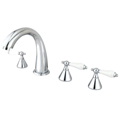 Roman Tub Faucet, Polished Chrome, Deck Mount MPN:KS23615PL