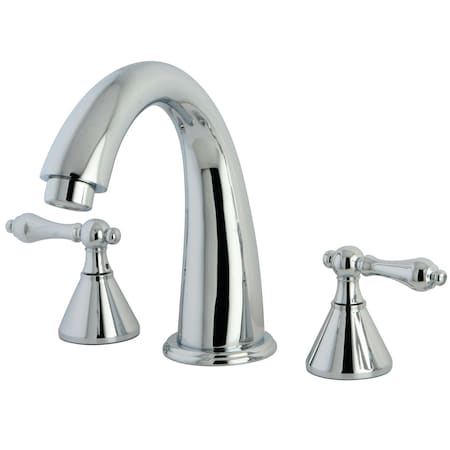 Roman Tub Faucet, Polished Chrome, Deck Mount MPN:KS2361AL