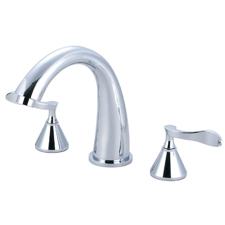Roman Tub Faucet, Polished Chrome, Deck Mount MPN:KS2361CFL