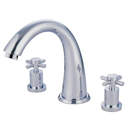 Roman Tub Faucet, Polished Chrome, Deck Mount MPN:KS2361DX