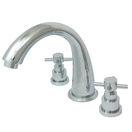 Roman Tub Faucet, Polished Chrome, Deck Mount MPN:KS2361EX