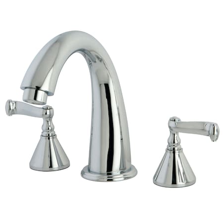 Roman Tub Faucet, Polished Chrome, Deck Mount MPN:KS2361FL