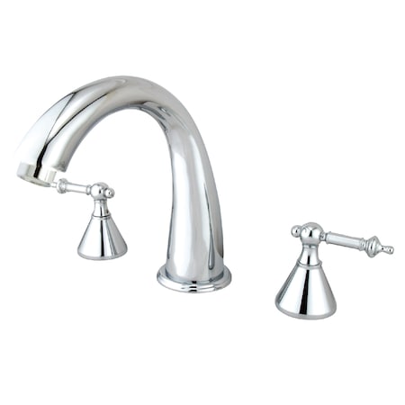Roman Tub Faucet, Polished Chrome, Deck Mount MPN:KS2361TL