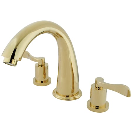 Roman Tub Faucet, Polished Brass, Deck Mount MPN:KS2362DFL