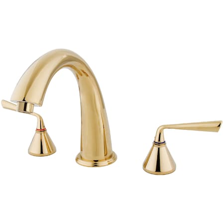 Roman Tub Faucet, Polished Brass, Deck Mount MPN:KS2362ZL