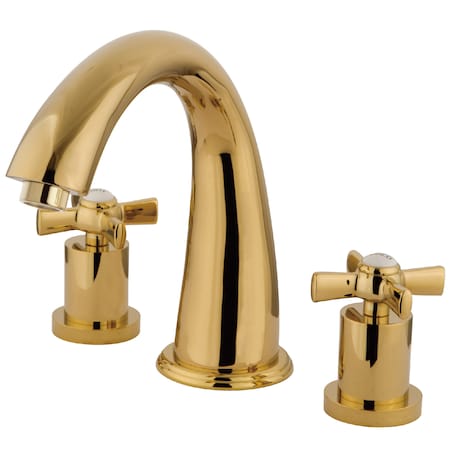 Roman Tub Faucet, Polished Brass, Deck Mount MPN:KS2362ZX
