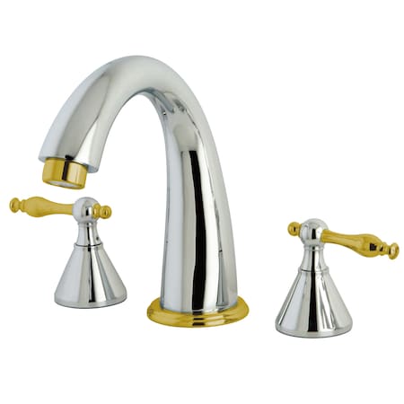 Roman Tub Faucet, Polished Chrome/Polished Brass, Deck Mount MPN:KS2364NL