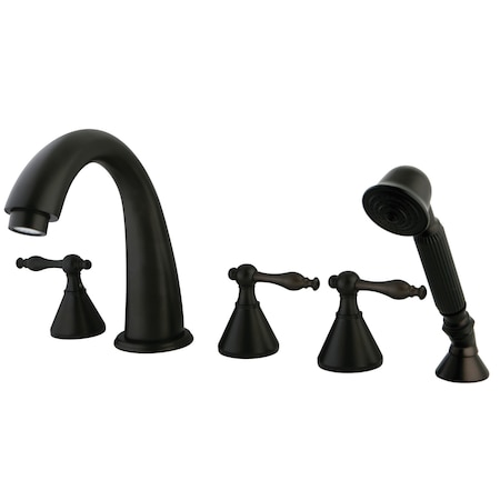 Roman Tub Faucet, Oil Rubbed Bronze, Deck Mount MPN:KS23655NL