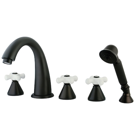 Roman Tub Faucet, Oil Rubbed Bronze, Deck Mount MPN:KS23655PX