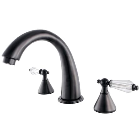 Roman Tub Faucet, Oil Rubbed Bronze, Deck Mount MPN:KS2365WLL