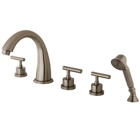 Roman Tub Faucet, Brushed Nickel, Deck Mount MPN:KS23685CML