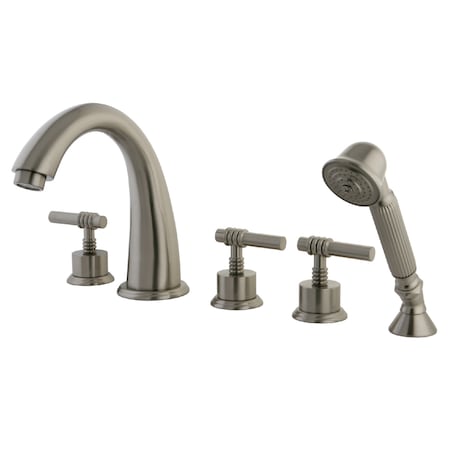 Roman Tub Faucet, Brushed Nickel, Deck Mount MPN:KS23685ML