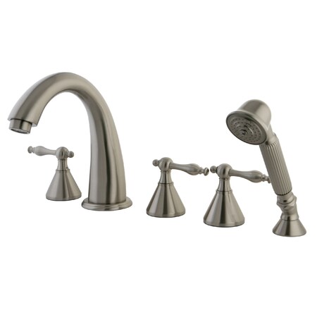 Roman Tub Faucet, Brushed Nickel, Deck Mount MPN:KS23685NL